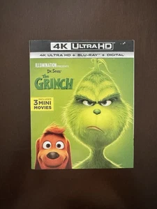 Dr. Seuss' The Grinch (4K Ultra HD + Blu-Ray) w/Slipcover - Benedict Cumberbatch - Picture 1 of 3