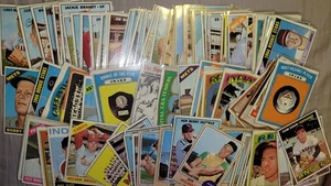 VINTAGE BASEBALL CARD LOT STARS SIMI STARS HOF LOT OF 195 CARDS  - Picture 1 of 11