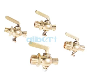 1/8" 1/4" 3/8" 1/2" 3/4" BSPP Male Brass Drain Valves Petcock Shut Off Valve - Picture 1 of 4