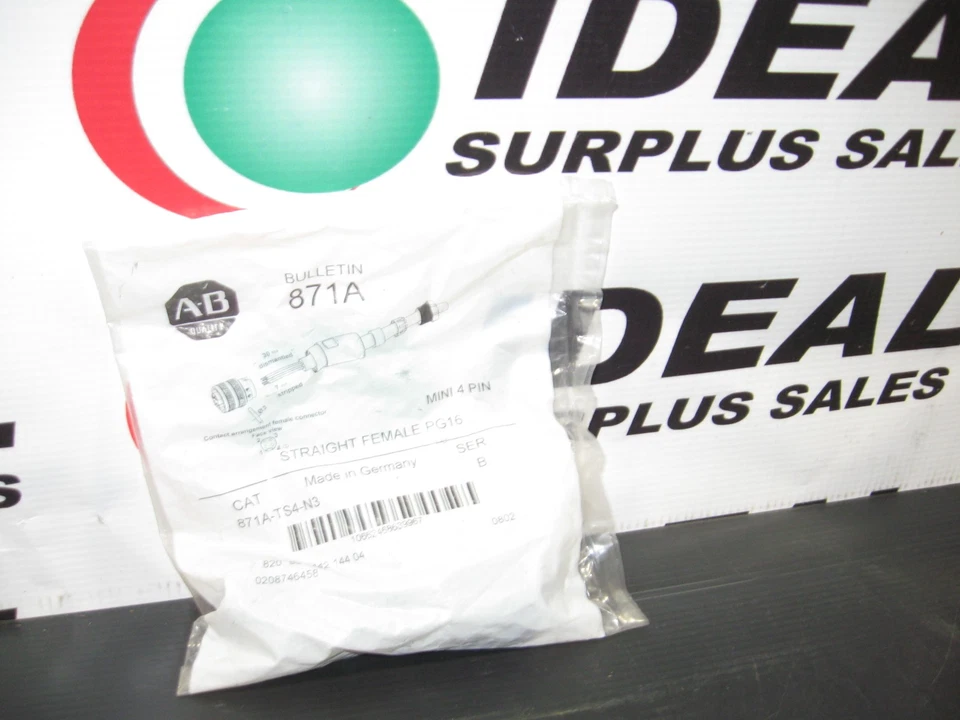 Mini conector hembra Allen Bradley 871A-TS4-N34 - Nuevo sin caja Foto 1 de 1