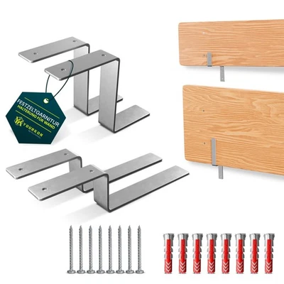 Wandhalterung Set für Festzeltgarnitur Bierbank Biertisch Halter Yourkon - Bild 1 von 4