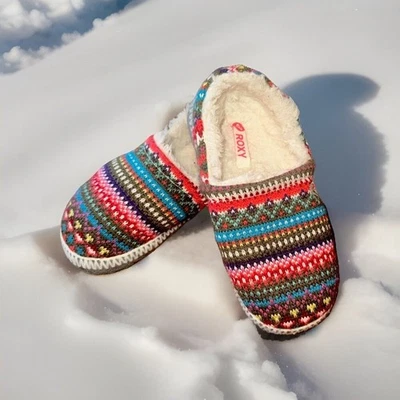 Zapatilla Roxy Snowbird Niños Talla 3 Tejida Hegge Imitación Piel de Oveja Escandinava Foto 1 de 4