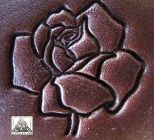 Discontinued Midas Detailed Rosel 1" Leather Stamp 8227 - Picture 1 of 3