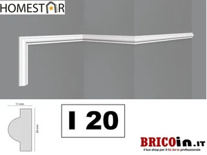 Cornice in Polistirolo Homestar mod.I20 20mm x 11mm MT. 2,00 - Foto 1 di 4