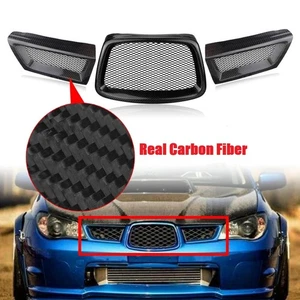 Para Subaru Impreza 9. WRX STI 2006-2007 Parrilla Frontal Fibra Carbono - Imagen 1 de 15