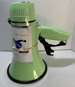 Handheld Bullhorn Megaphon Sprachaufnahme 25W für Outdoor, hellgrün. - Bild 1 von 11