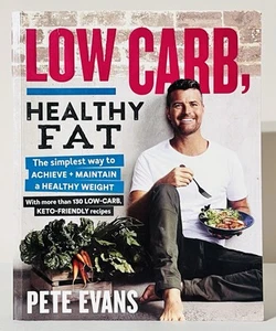 Low Carb, Healthy Fat By Pete Evans 2017 Paperback Cookbook Over 130 Keto Recipe - Picture 1 of 7