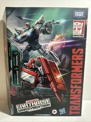 Transformers War For Cybertron Earthrise Ironhide and Prowl Deluxe Class 2 Pack - Image 1 of 4