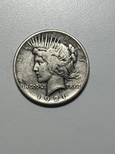 1921 U.S. Silver Peace Dollar Key Date # 1023 Ready to ship Today - Picture 1 of 2