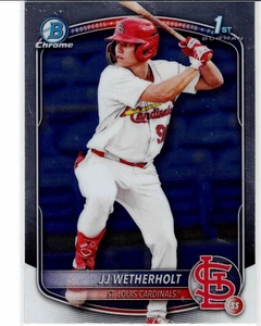 JJ Wetherholt St. Louis 2025 Bowman Chrome 1st Bowman **** - Imagen 1 de 3