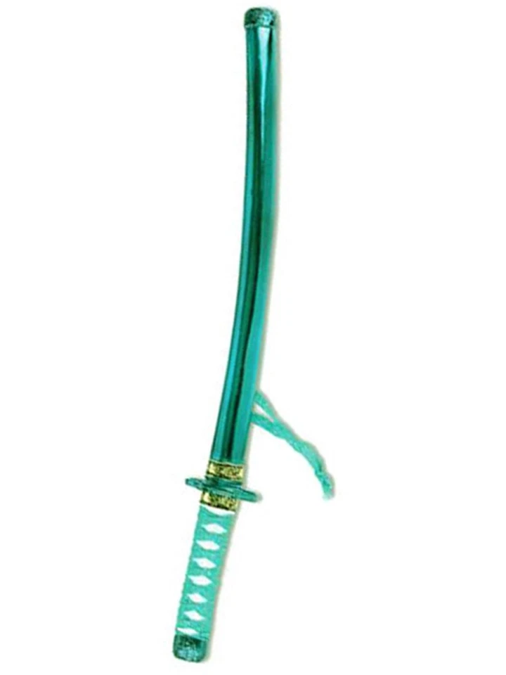 24" Verde Disfraz Accesorio Juguete Ninja Katana Samurai Espada y Funda Foto 1 de 1