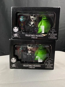 2 Disney The Nightmare Before Christmas Sammelfiguren 3 Stück Set’s Neu - Bild 1 von 9