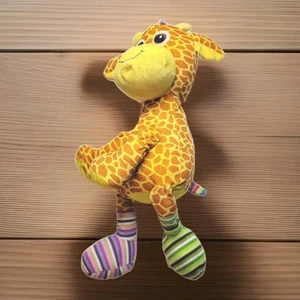 Fiesta Giraffe Plüsch albern gestreifte Socken Stofftier Spielzeug groß 29 Zoll - Bild 1 von 9