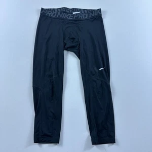Pantalones de compresión Nike Pro Dri-FIT para hombre M negros 838055-010 atléticos para correr gimnasio - Imagen 1 de 6