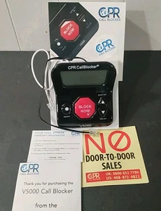 CPR V5000 Call Blocker for Landline Phones Block All Robocalls & Spam Calls NOB - Picture 1 of 15