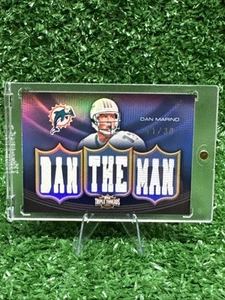 2010 Topps Triple Threads Football Dan The Man Marino Game Used Relic Card 11/36 - Picture 1 of 11