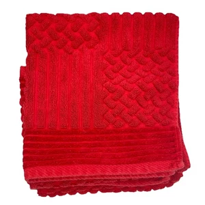 Juego 2 Toallas de Mano Esculpidas Karsten Vintage Royal Company Brasil Textura Geométrica - Imagen 1 de 11