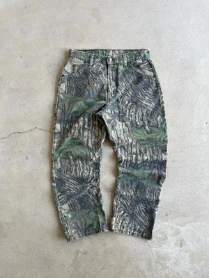 Vintage 90's Duxbak "REALTREE" Camo Pants - 34 - Image 1 of 4