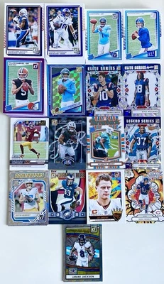 🔥¡ENORME! (250) LOTE DE INSERTOS de fútbol americano Panini Donruss 2025 clasificación NOVATOS PRUEBA DE PRENSA Foto 1 de 4