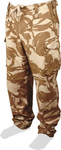 PANTALONES DEL DESIERTO DEL EJÉRCITO BRITÁNICO S95 GENUINO EXCEDENTE PESCA CADETE IRAQUÍ AFGANO SAS - Imagen 1 de 3