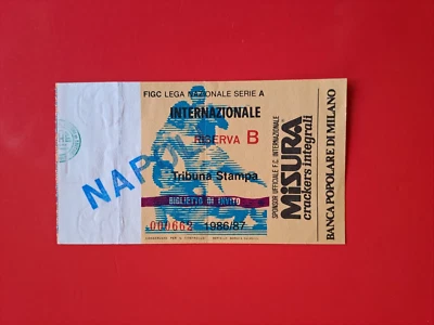 Biglietto 23a giornata Campionato 1986/87: Inter-Napoli 1-0 del 22/03/1987 - Immagine 1 di 2