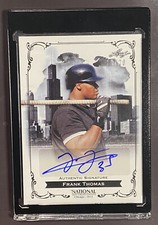 2013 Leaf Sports Card Convention Frank Thomas autograph #’d 19/ 20 🔥🔥🔥