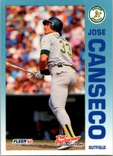 Jose Canseco 1992 Fleer 7 Eleven/Citgo The Performer #13 Oakland Athletics