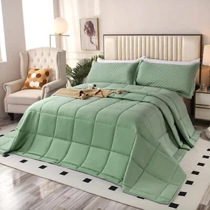 New-Oversized California King Comforter Set 120x120, Extra Large King Size Quilt - Picture 1 of 5