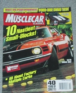 MUSCLECAR CLASSICS 1992 OCT - VETTES, GT350 ENGINES - Imagen 1 de 1