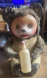Vintage Modern Toys TM "My Little Bear" Aufziehspielzeug funktioniert wie abgebildet 5,25”Hx3,5”Bx4,5”T - Bild 1 von 14