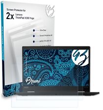 Bruni 2x Folie für Lenovo ThinkPad X390 Yoga Schutzfolie Displayschutzfolie