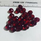 Crystal Beads Dark red color genuine Austrian Crystal Faceted Beads Glass Beads