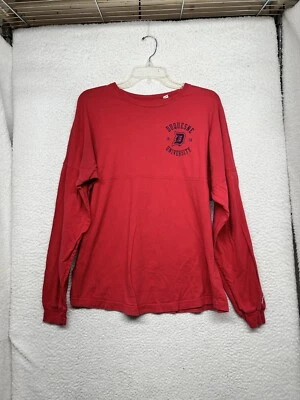 Duquesne University Shirt Mens M Medium Red Long Sleeve Spirit Jersey - Image 1 of 4