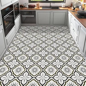 Peel and Stick Floor Tiles Vinyl Flooring Self Adhesive Floor Tile for Bathroom - Picture 1 of 8