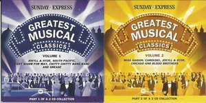 GREATEST MUSICAL CLASSICS - 2 DISCS - SUNDAY EXPRESS PROMO MUSIC CD - Imagen 1 de 2