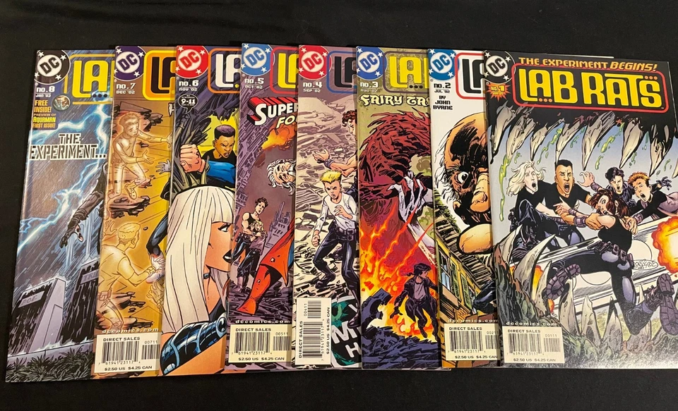 LAB RATS #1-8 Complete Series, VF to VFNM Condition - Image 1 of 1