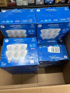 GE Refresh 6-Pack 65 W Equivalent Dimmable Daylight Br30 LED OPEN BOX - Picture 1 of 4