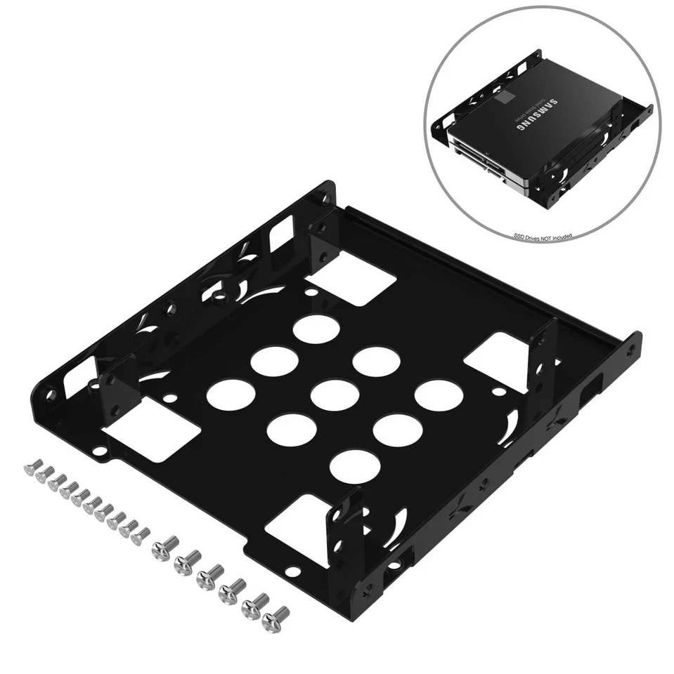 Sabrent 2.5 SSD & SATA Hard Drive to Desktop 3.5 SATA Bay Converter Mounting Kit - Image 1 of 3