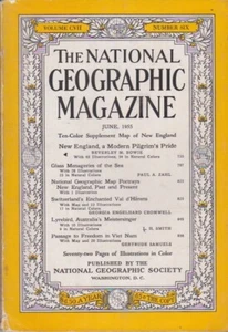 national geographic-JUNE 1955-SWITZERLAND'S ENCHANTED VAL d'HERENS. - Picture 1 of 2