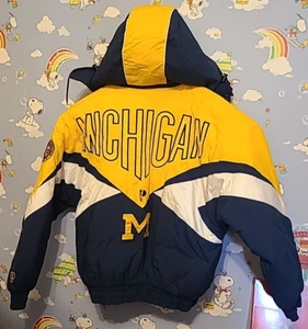Vintage 90s University Of Michigan Pro Player By Daniel Young Jacket Size XL - Picture 1 of 22