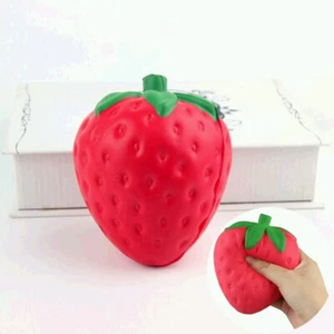 Scented Slow rebound Stretch Relieve stress Strawberry Squishy Gift Squeeze Toys - Picture 1 of 8