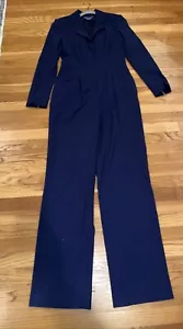 Ralph Lauren Purple Label Jumpsuit Stretch Wolle dunkelblau Gr. 4 - Bild 1 von 9