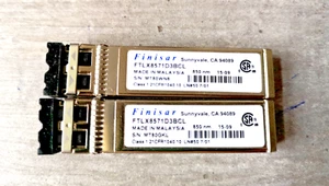 NEW 2x FINISAR FTLX8571D3BCL SFP+ GBIC Modul 850nm Transceiver 1000BaseLC 10G - Bild 1 von 1