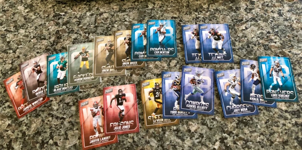 2018 Panini MJH Exclusive Football- YOU PICK- Rodgers, Brees, Newton, Watt, Bosa - Image 1 of 1