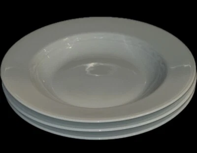 Caja y barril Palazzo ensaladera sopa con borde blanco 9" lote de 3 usados en excelente estado Foto 1 de 4