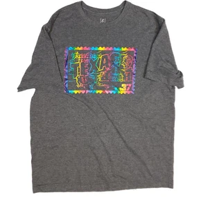 George Mens Texas Graphic T-Shirt Grey Size 40-42 - Picture 1 of 12