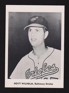 1958-65 Jay Publishing Hoyt Wilhelm ORIOLES PAQUETE DE FOTOS 5x7 foto casi nueva a - Imagen 1 de 2