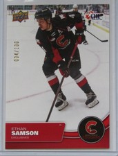 2021-22 Upper Deck CHL #94 Ethan Samson--Exclusives--004/100