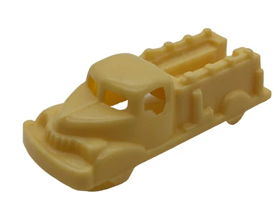 ANTIGUO CAMIÓN DE JUGUETE - CAMIÓN DE JUGUETE DE PLÁSTICO BLANCO - CIRCA 1950 - #3 - 7/8" - Envío gratuito Foto 1 de 4