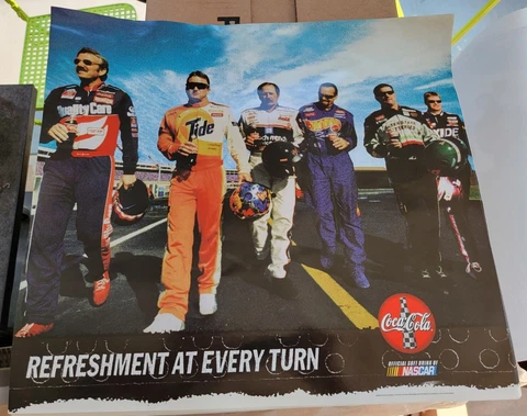 1998 Coca-Cola NASCAR "Refreshment at Every Turn" Posters Set of 5 Cover
